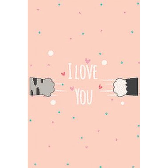 Notbook cute caty I love you: Valentine's day, birthdays for your Girlfriend, wife, couple, Perfectly sized 6*9, (Paperback)