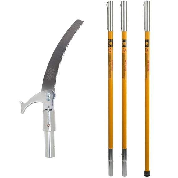 Notch 18 Pole Saw Set with 15 Blade - Yellow (40207)