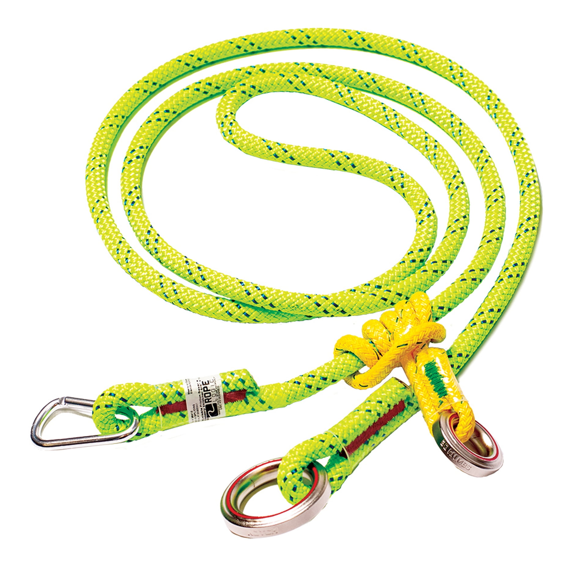 Notch 5/8” x 6 ft. KMIII Adjustable Friction Saver with Wear Safe Steel Rings, 12” Friction Prusik & Accessory Carabiner (41645)