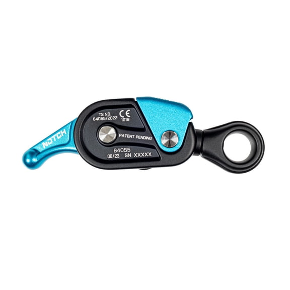 Notch Glide Rope Grab Belay Device - Teal (64055B)