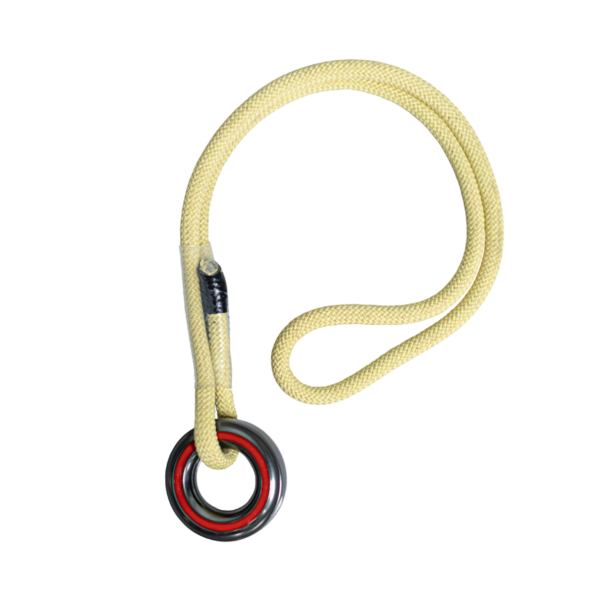 34 in Green Nylon Friction Saver with Aluminum Rings