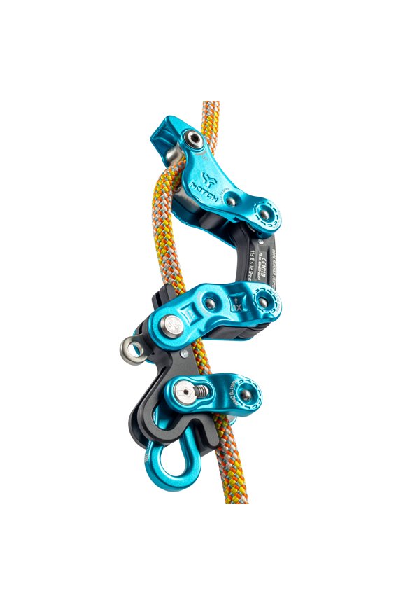 Rope Runner Vertec Ultimate Climbing & Work Positioning Device, Tool-Free Adjustability, Midline Attachable, Use with Lines 11-12.9mm (99703)