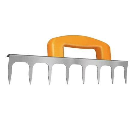 Notch Trowel Floor Paving Tile Builder Tool High Precision High Efficiently Concrete Leveling Trowel for DIY Enthusiasts Home Decorating 8 Tines
