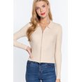thumbnail image 1 of Notched Collar Zippered Sweater, 1 of 5