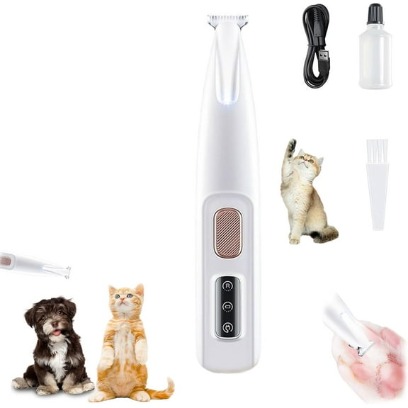 Notdusk-Calmclippers for Cats, Calm Clippers for Cats, Notdusk Pet Paw Fur Trimmer, Cat Clippers for Matted Hair, Low Noise Cat Hair Trimmer, Dog Cat Paw Trimmer with Maintenance Oil (A1)