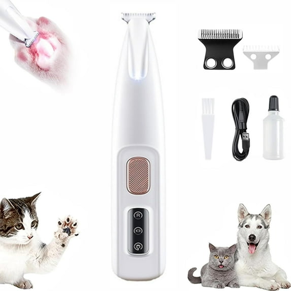 Notdusk Calmclippers for Cats, Electric Dog Trimmer, Dog Clippers for Grooming Thick Hair, Mini Clippers for Dog Feet Trimmer, Dog Grooming Clipper, Low Noise Dog Trimmer for Grooming