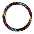 thumbnail image 1 of Note 14.5 Inch Printing PVC Leather Car Wheel Covers Steering Wheel Cover Auto Accessories, 1 of 6