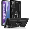 thumbnail image 1 of Note 20 Case,Samsung Note 20 Case, Military Grade Protective Galaxy Note 20 Cases Cover with Ring Car Mount Kickstand for Samsung Galaxy Note 20/Note 20 5G - Black, 1 of 6