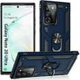 thumbnail image 1 of Note 20 Ultra Case Samsung Note 20 Ultra Phone Case Galaxy Note 20 Ultra Case, [ Military Grade ] with Magnetic Car Mount Ring Holder Stand Case for Samsung Galaxy Note 20 Ultra 5G - Blue, 1 of 12