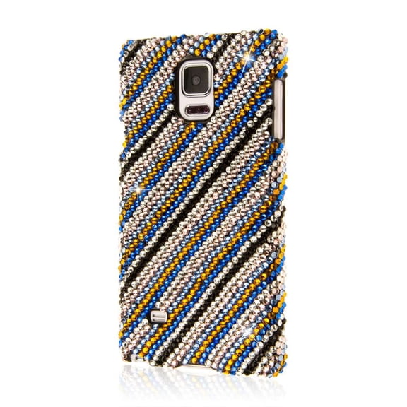 Note 4 Case, EMPIRE GLITZ Slim-Fit Case for Samsung Galaxy Note 4 - Blue Accent (1 Year Manufacturer Warranty)