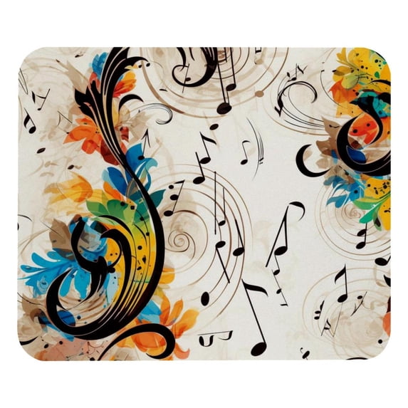 Note 8.3x9.8 Inch Square Desk Mat with Non-Slip Rubber Bottom for Office and Gaming – Printed Mouse Mat, Desk Mat, Gaming Mouse Pad