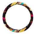 thumbnail image 1 of Note Car Wheel Covers Steering Wheel Cover 14.5 Inch Printing PVC Leather Auto Accessories, 1 of 6