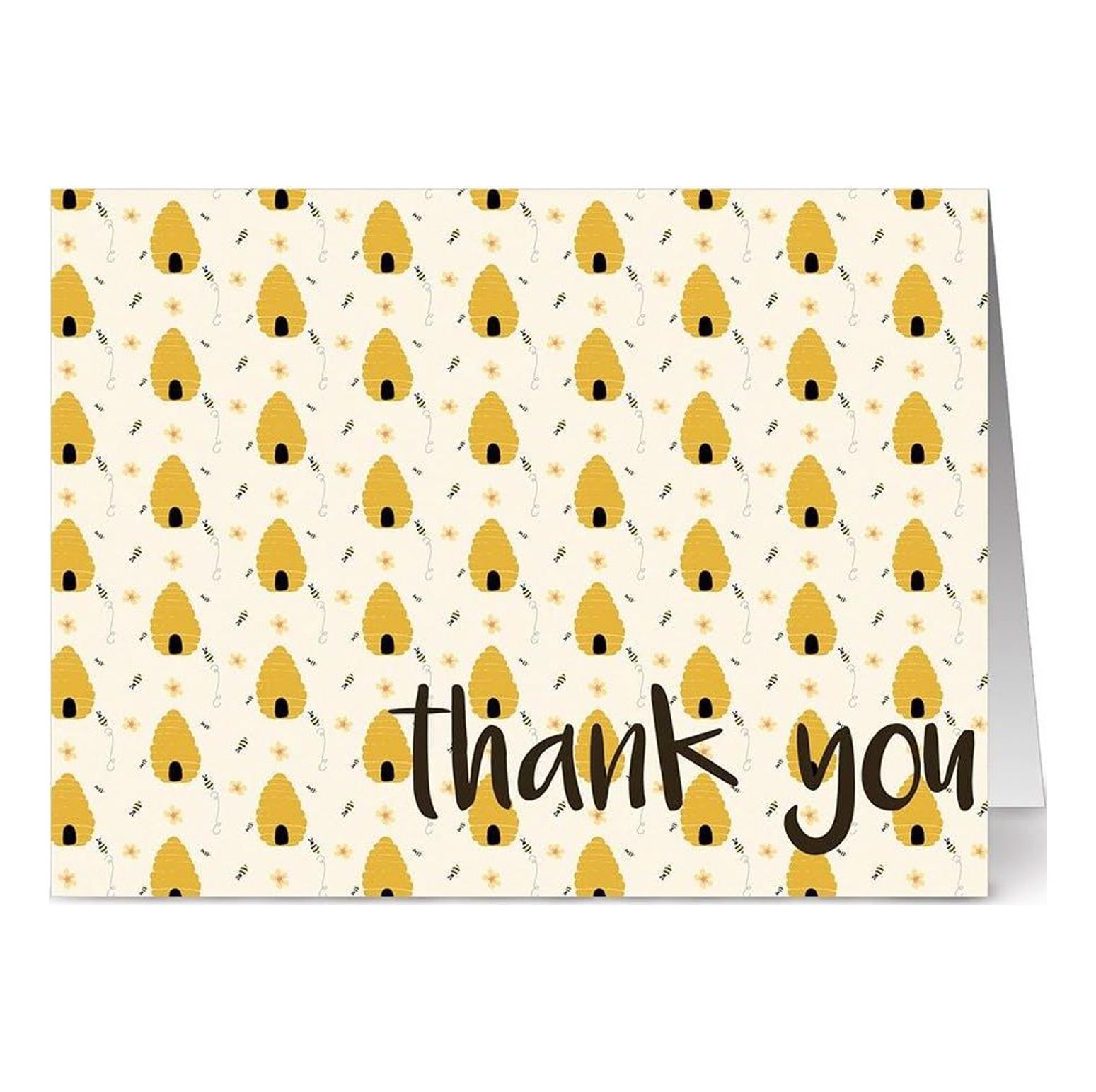 Note Card Cafe Thank You Card Set with Envelopes 24 Pack Blank