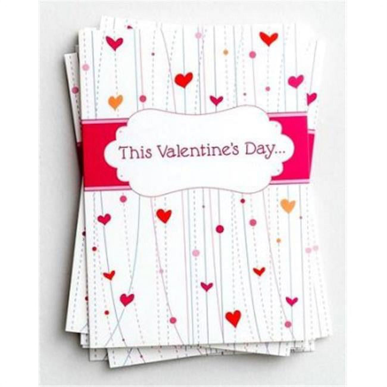 Note CardValentineWhimsical Design (Box Of 10)