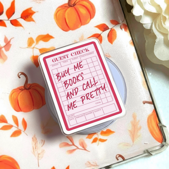 Note Check Phone Grip Stand, Cute To-Do List Memo Design