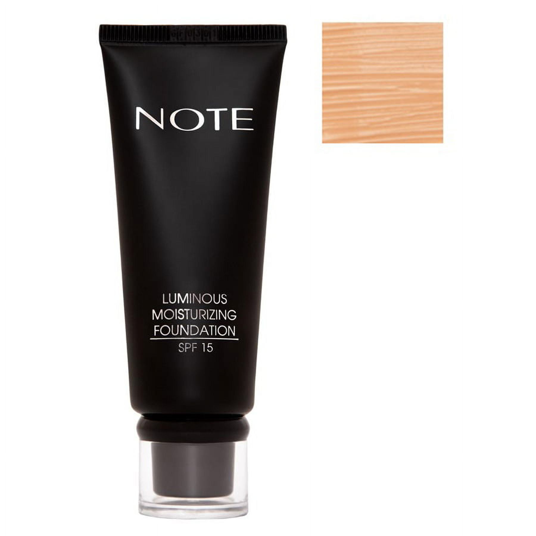 Note Cosmetics Luminous Moisturizing Foundation 04 Sand 30 ml