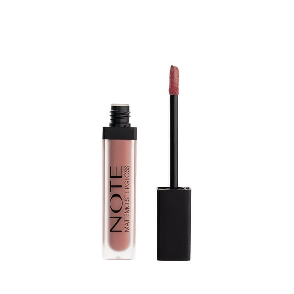 Note Cosmetics Mattemoist Lipgloss Semi Matte Satin Finish Liquid Lipstick-411 Vanilla Milk