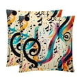thumbnail image 1 of Note Covers Set of 2 - Available in 16x16, 18x18, 20x20 Inches with Unique Patterns - for Home Decor, Throw Pillow Inserts, Pillow Inserts, Bed Pillow - Ideal for All Occasions!, 1 of 6