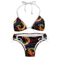 thumbnail image 1 of Note Detachable Sponge Adjustable Strap Bikini Set Two-Pack Swim Suits - Ideal for Beach and Pool Scenes, 1 of 6