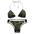 thumbnail image 1 of Note Detachable Sponge Adjustable Strap Bikini Set Two-Pack Swimming Suits One-Piece Swimsuits - Ideal for Beach and Pool Parties, 1 of 6