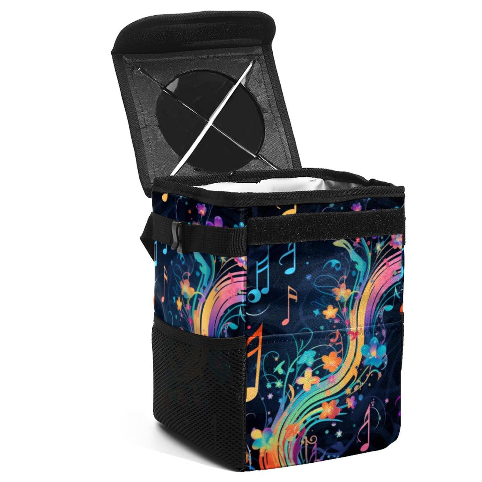Note Foldable Car Trash Bin with Lid, Leak-Proof, Hanging Storage Bag ...