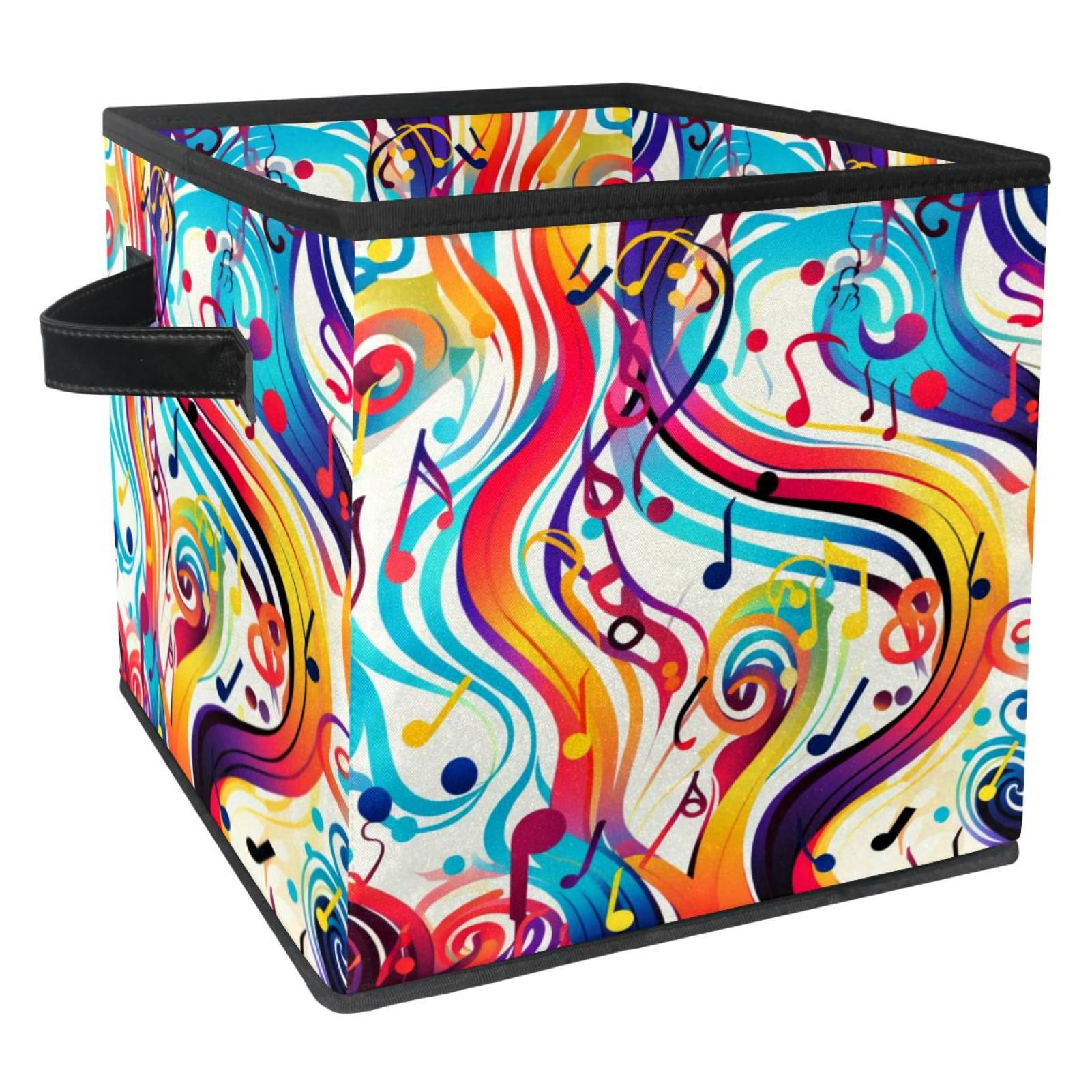 Note Large Capacity Foldable Storage Box with Handle for Toy and