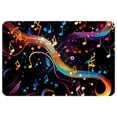 thumbnail image 1 of Note Machine Washable Non-Slip Polyester Floor Mat Door Mat Kitchen Mat, 1 of 6