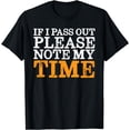 thumbnail image 1 of Note My Time design Print Funny Rower Meme Quote Graphic T-Shirt, 1 of 4