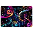 thumbnail image 1 of Note Non-Slip Polyester Door Rug Chair Mat Kitchen Rugs, Machine Washable, 1 of 6