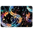 thumbnail image 1 of Note Non-Slip Polyester Kitchen Mat Door Rugs Indoor Rug, Machine Washable, 1 of 6