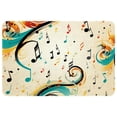thumbnail image 1 of Note Non-Slip Polyester Kitchen Mat Indoor Rug Area Rugs Machine Washable Indoor Mat, 1 of 6