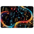 thumbnail image 1 of Note Non-Slip Polyester Office Mat Chair Rug - Machine Washable Office Rug, 1 of 6