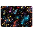 thumbnail image 1 of Note Non-Slip Polyester Office Rugs: Machine Washable Game Mat and Door Carpet, 1 of 6