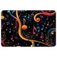 thumbnail image 1 of Note Non-Slip Polyester Outdoor Carpet Bath Rug Door Mat - Machine Washable, 1 of 6