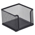 thumbnail image 1 of Note Pad Storage Box Fine Mesh Large Capacity Easy Access Black Heavy Duty Metal Desktop Memo Pad Sticky Note Organizer Home Supplies-Black, 1 of 8