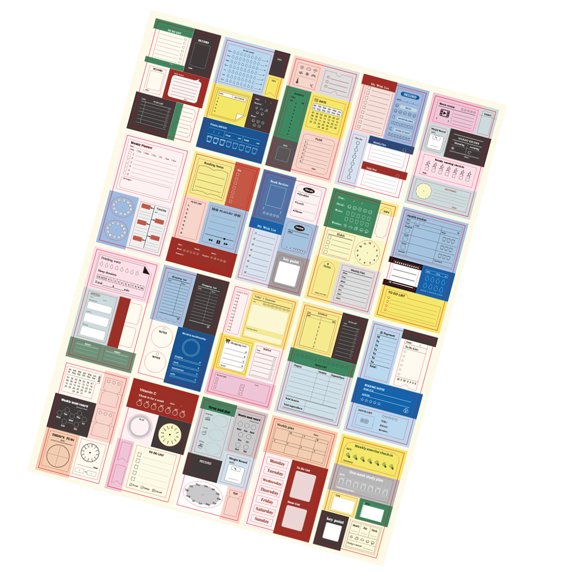 Note Pad Tearable Lined Notepads Colorful Designs Writing Pad Smooth Writing Paper for Students Professional