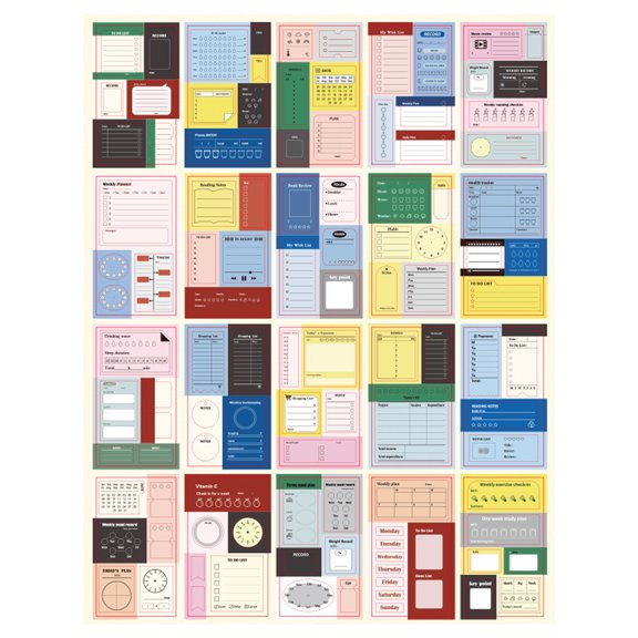 Note Pad Tearable Lined Notepads Colorful Designs Writing Pad Smooth Writing Paper for Students Professional
