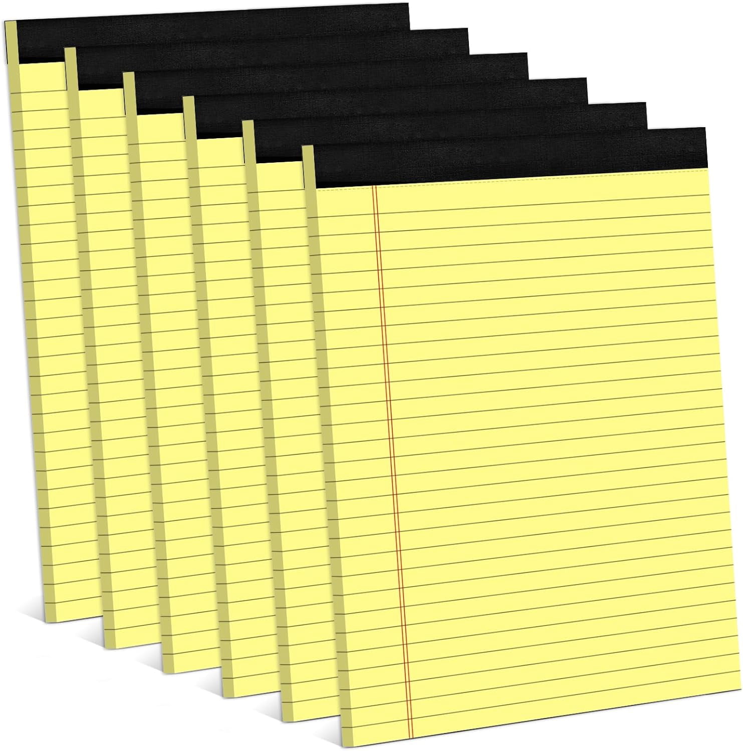 Pa Paper Ruled Note Pads 8.5 x 11 Wide Ruled Lined Writing Pads Yellow Legal Pads ...
