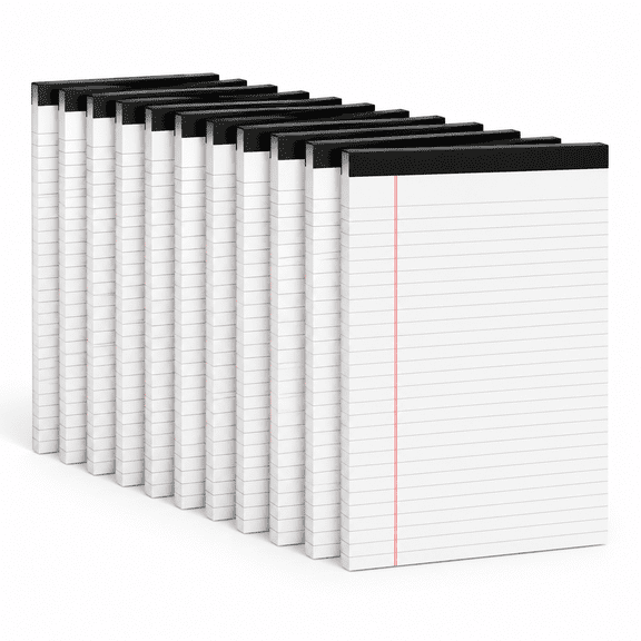 Note Pads 8.5"x 14" 10 Pack Legal 8.5 X 14 White Notepad