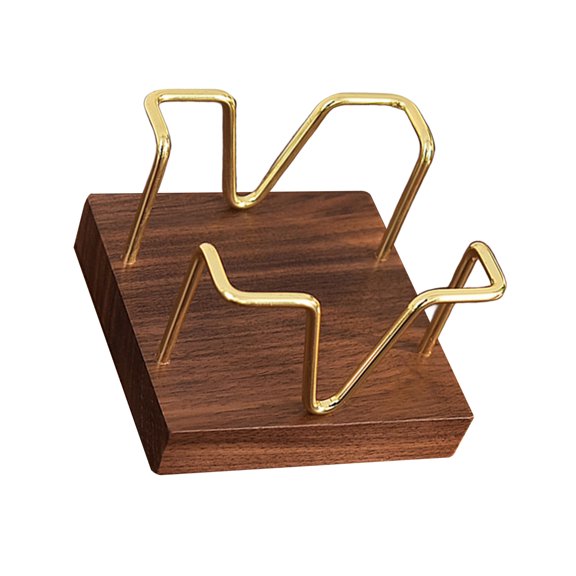 Note Paper Organizers Iron Wire Memo Pad Block Box Desktop Note Pad Stand 94x94mm for Desk Organization