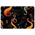thumbnail image 1 of Note Polyester Non-Slip Area Rug Floor Mats – Machine Washable Office Mat, 1 of 6