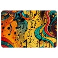 thumbnail image 1 of Note Polyester Non-Slip Machine Washable Door Rug Game Mat Kitchen Rug Office Rugs, 1 of 6