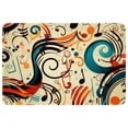 thumbnail image 1 of Note Polyester Non-Slip Machine Washable Floor Rugs, Floor Mats, and Bath Rugs, 1 of 6