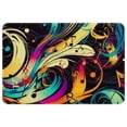 thumbnail image 1 of Note Polyester Non-Slip Machine Washable Kitchen Mat Area Rug Floor Mat Office Rugs, 1 of 6
