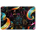 thumbnail image 1 of Note Polyester Non-Slip Machine Washable Office Mat - Door Mat Chair Rugs Door Mats, 1 of 6