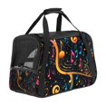 thumbnail image 1 of Note Premium Fabric Pet Bag - Durable 900D Oxford Cloth - Cozy Sherpa Base - Ideal for Cats - Adjustable Nylon Webbing Straps - 17x10x11.8in/43x26x30cm Size, 1 of 7