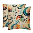 thumbnail image 1 of Note Set of 2 Velvet Throw Pillow Covers Inserts with 16x16, 18x18, 20x20 Inches Chair Pillow Covers - Unique Patterns for Throw Pillows for Various Occasions, 1 of 6