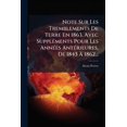 thumbnail image 1 of Note Sur Les Tremblements De Terre En 1863, Avec Suppléments Pour Les Années Antérieures, De 1843 À 1862... (Paperback), 1 of 1