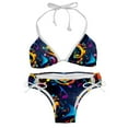 thumbnail image 1 of Note Swim Wear Bikini Set with Detachable Sponge & Adjustable Strap, Two-Pack for Versatile Swimming Suit Styles, 1 of 6