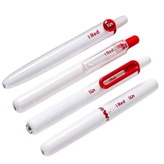 Note Taking Pen Set with Fast-Drying Gel , 0.5 mm Fine Point 4 Pack Pens for Journaling, Editing and Desk Writing